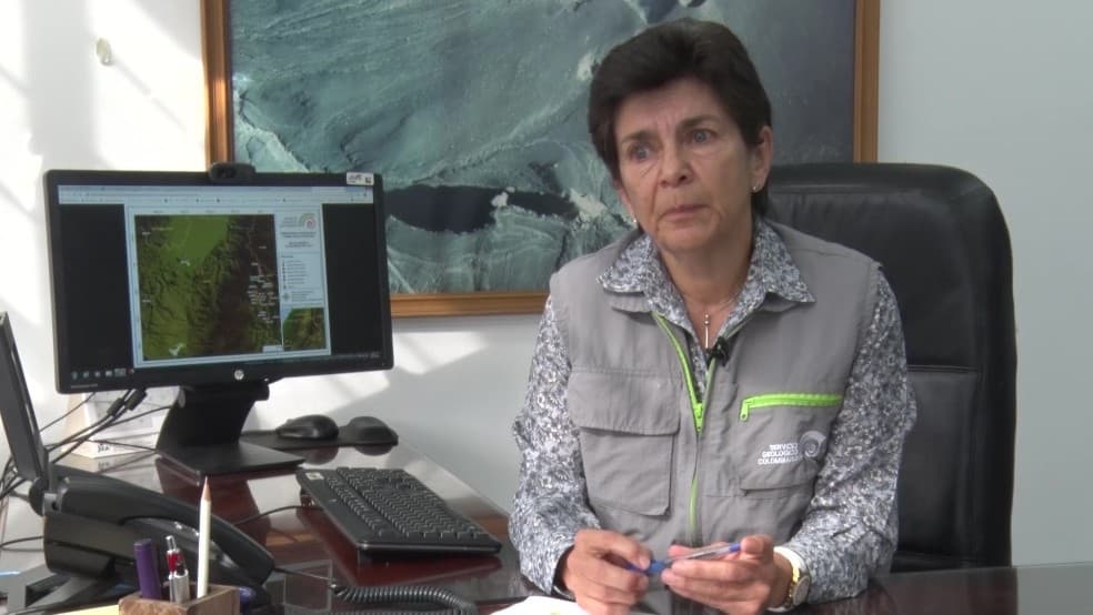 Directora Técnica de Geoamenazas, Martha Lucia Calvache, es el Personaje 10