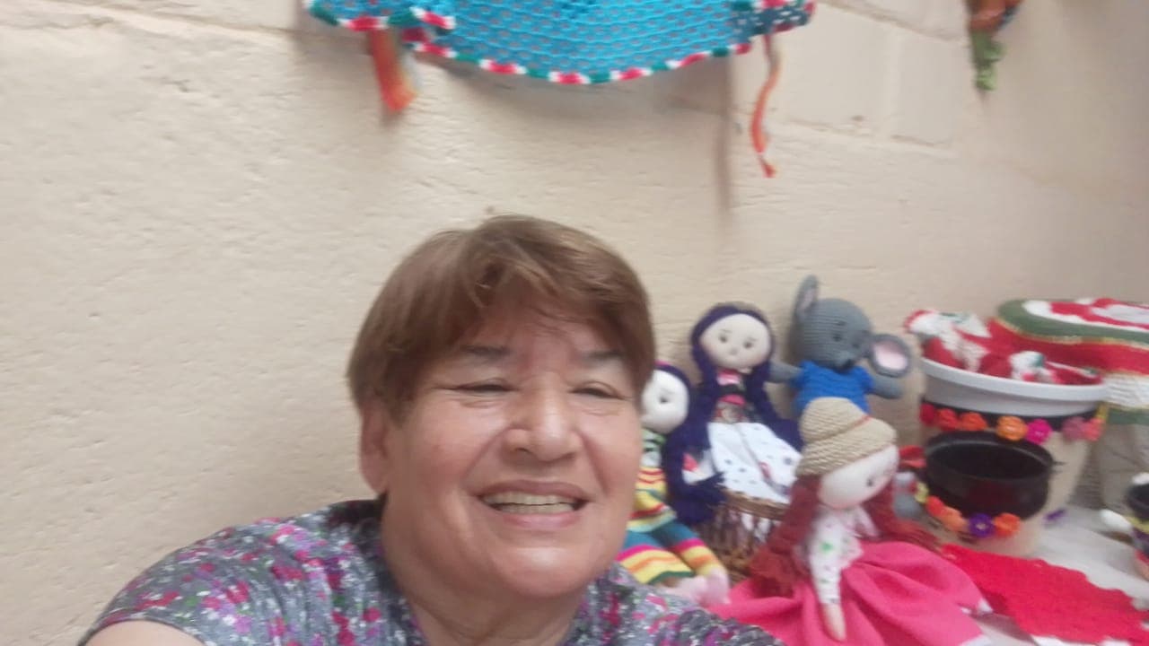 Tejedora artesanal, Ayde del Socorro Mejía, es la Personaje 10