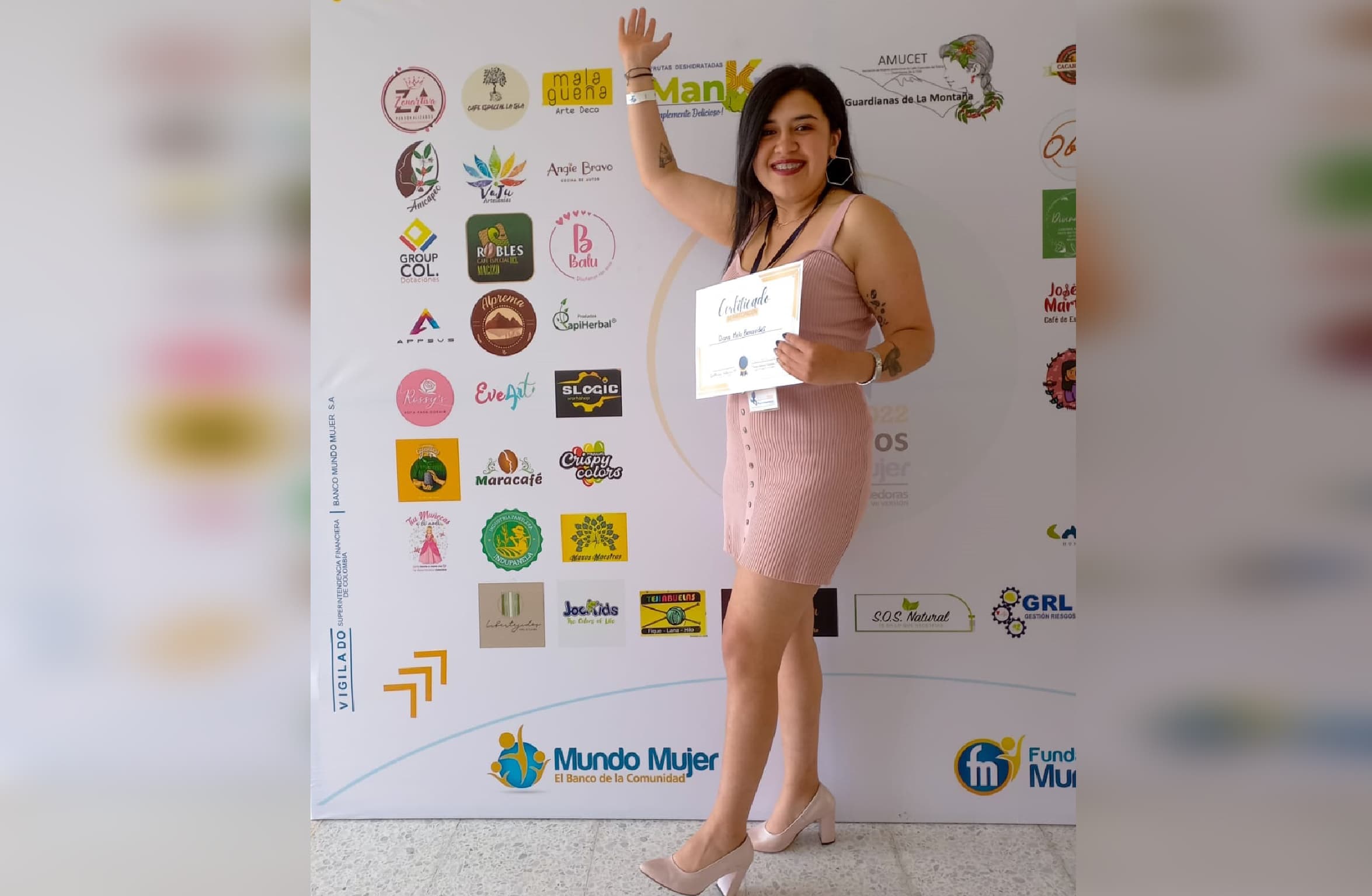 Emprendedora nariñense, Diana Melo, es la Personaje 10