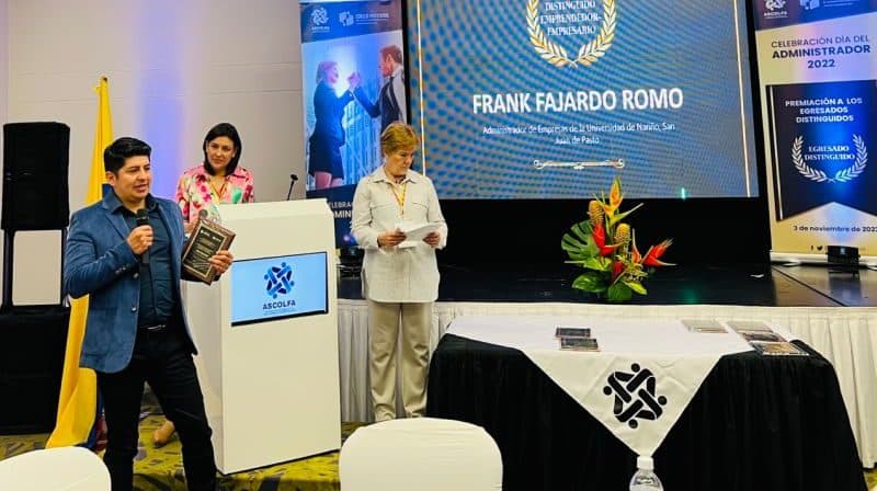 Administrador de empresas, Frank Fajardo Romo, es el Personaje 10