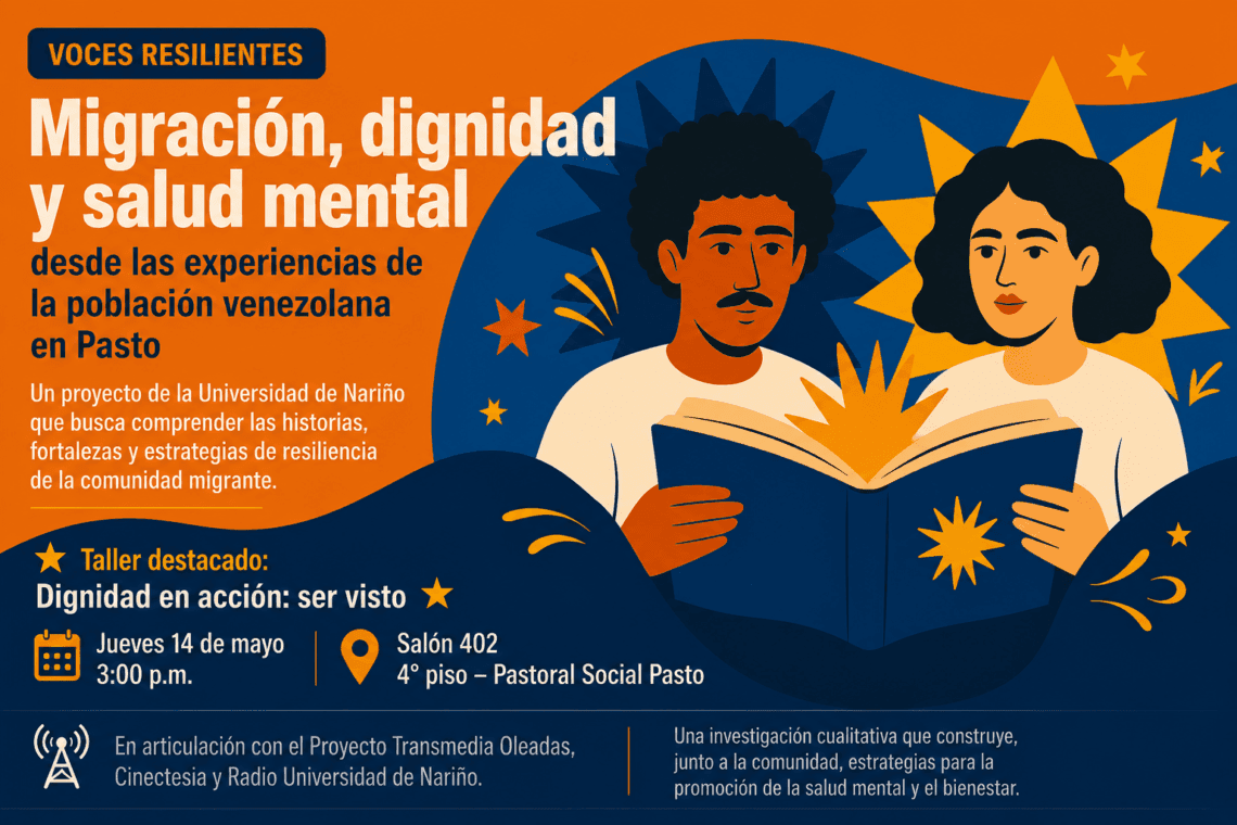 Taller “Dignidad en Acción” con Población Migrante Venezolana este 14 de Mayo