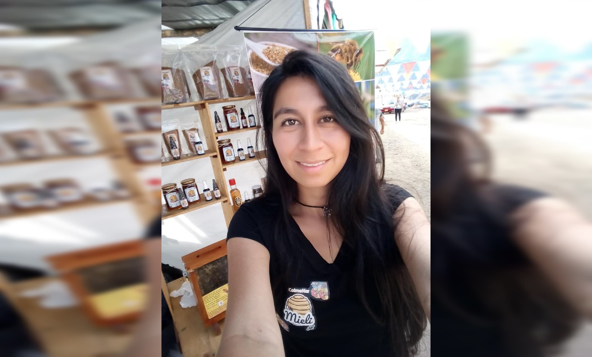 Ingeniera ambiental y apicultora nariñense, Elizabeth Noguera, es la Personaje 10