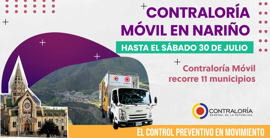 Contraloría inspeccionará avance de obras en Nariño