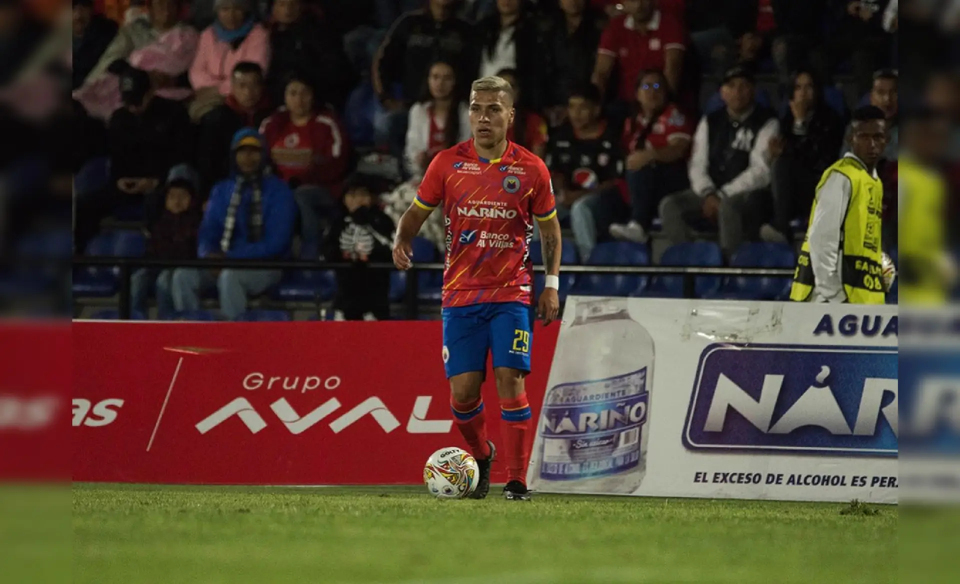 Campaña marcó su primer gol profesional con la camiseta del Deportivo Pasto