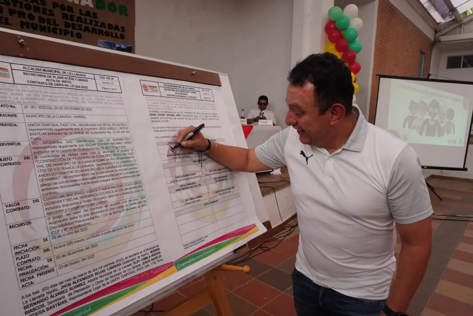 Inversiones en el municipio de La Llanada superan los $22.450 millones
