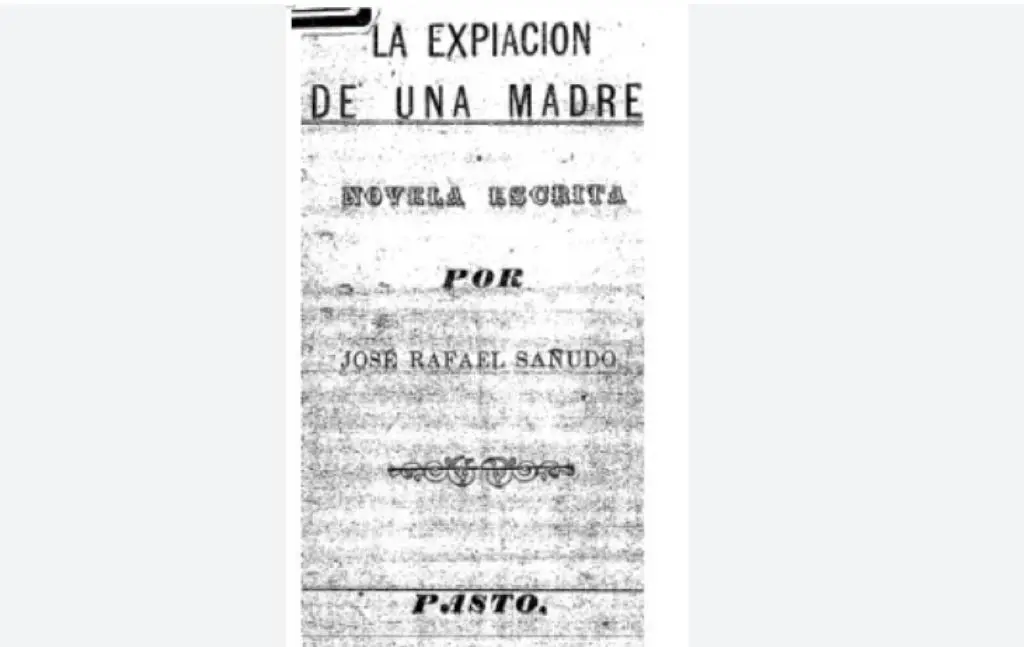 La expiación de una madre. La primera novela publicada en Pasto.