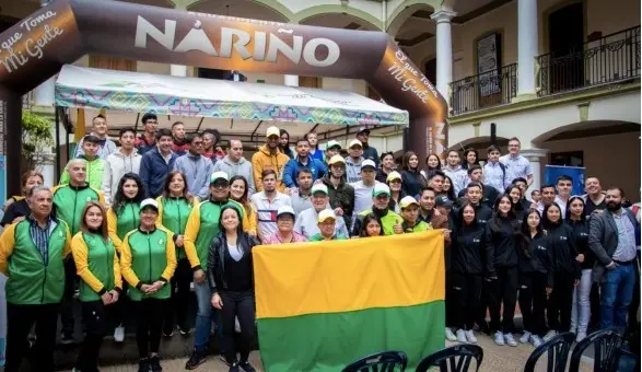 Gobernación entregó la bandera de Nariño a quienes representarán al Departamento en Juegos Nacionales y Paranacionales