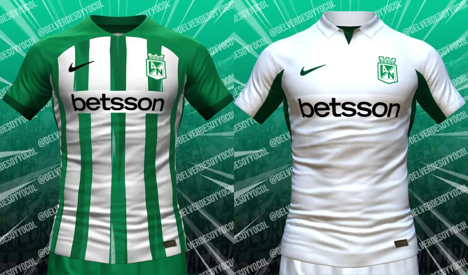 Atlético Nacional presentó nuevas camisetas y patrocinador