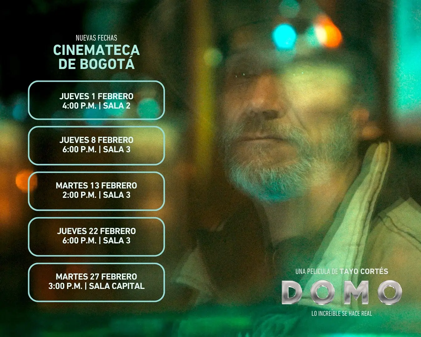 ‘Domo’, el largometraje del nariñense Tayo Cortés estará en la cinemateca de Bogotá