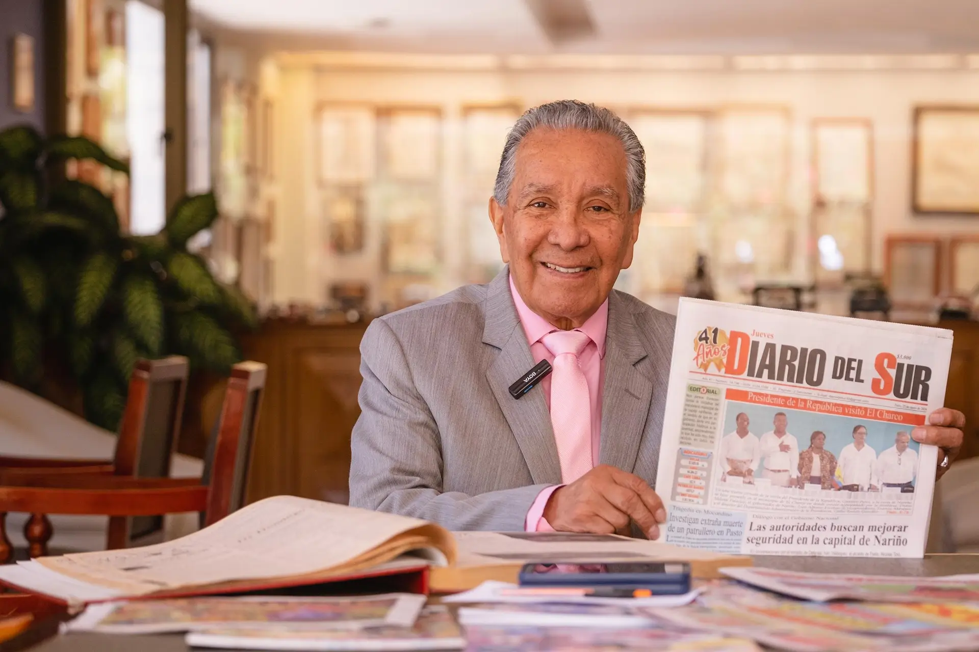 Empresario nariñense, Hernando Suárez Burgos, es El Personaje 10.