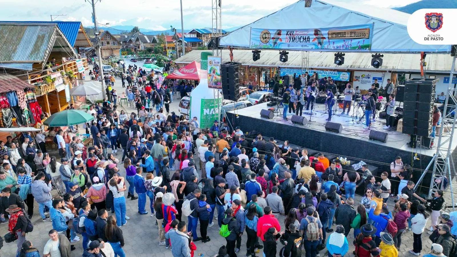 Con música, alegría y una amplia oferta gastronómica se realizó el XVI Festival de la Trucha en el corregimiento de El Encano