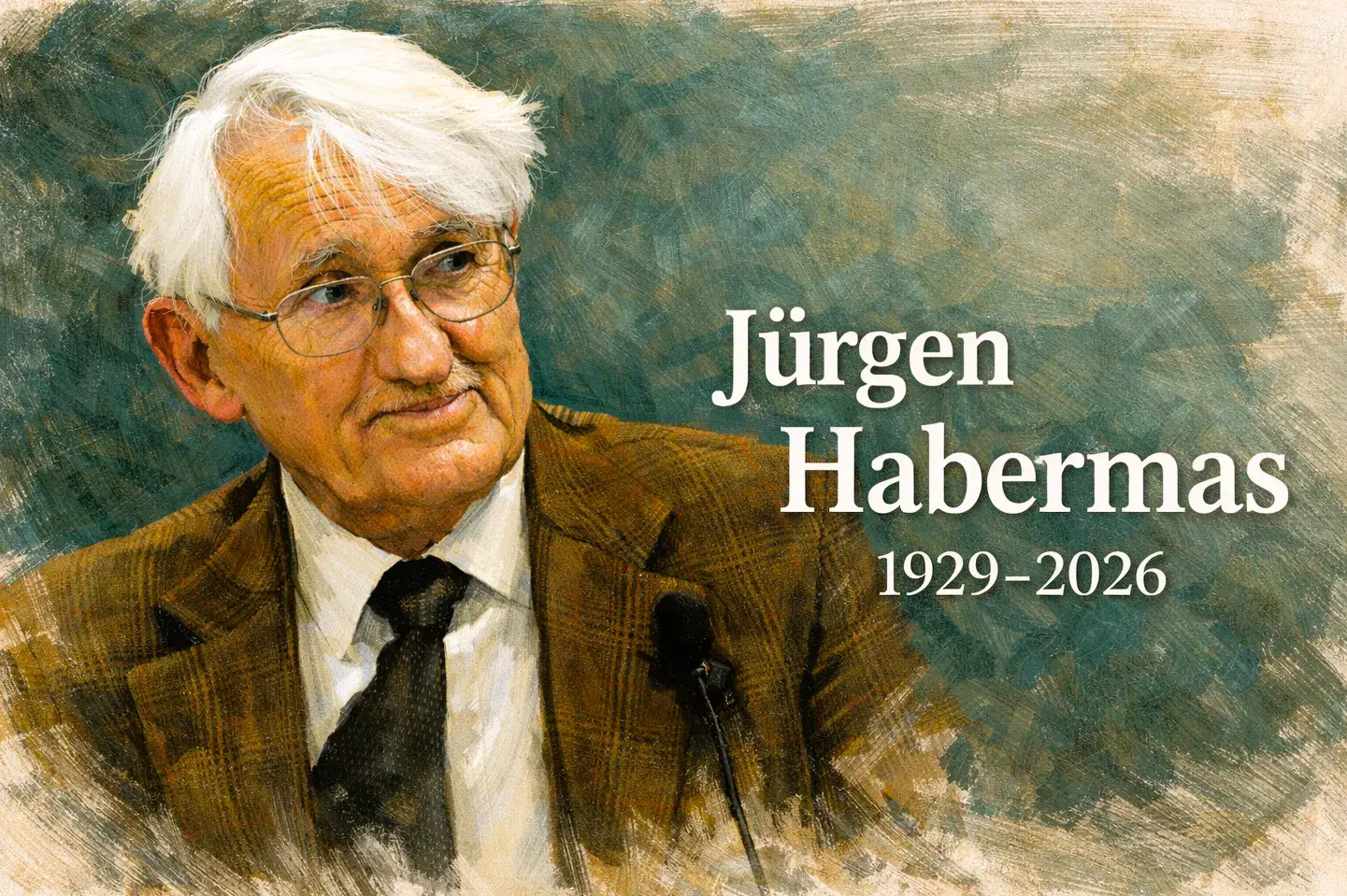 Gracias viejo Jür, se fue Habermas a sus 96 años