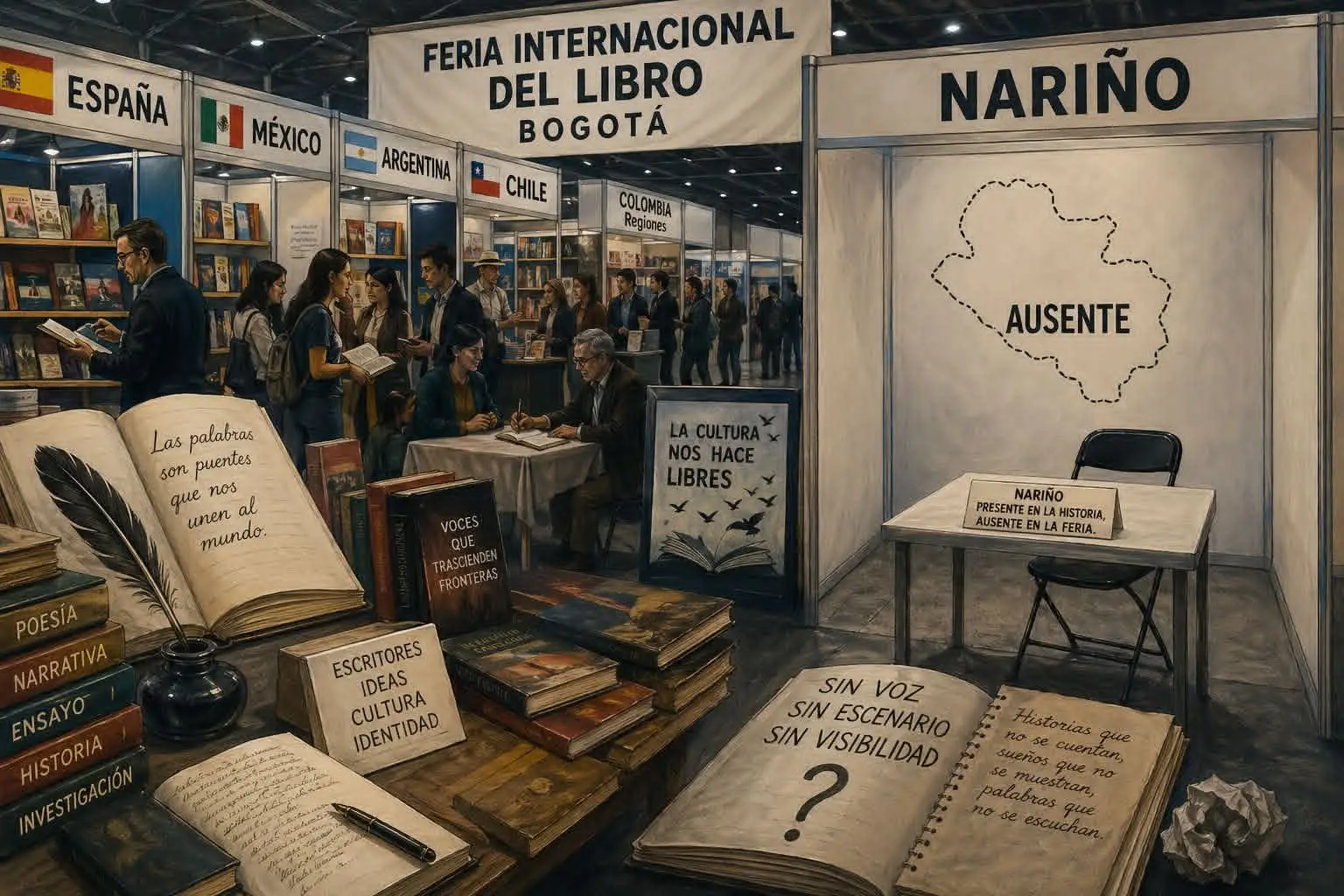 Nariño, el gran ausente en la feria internacional del libro