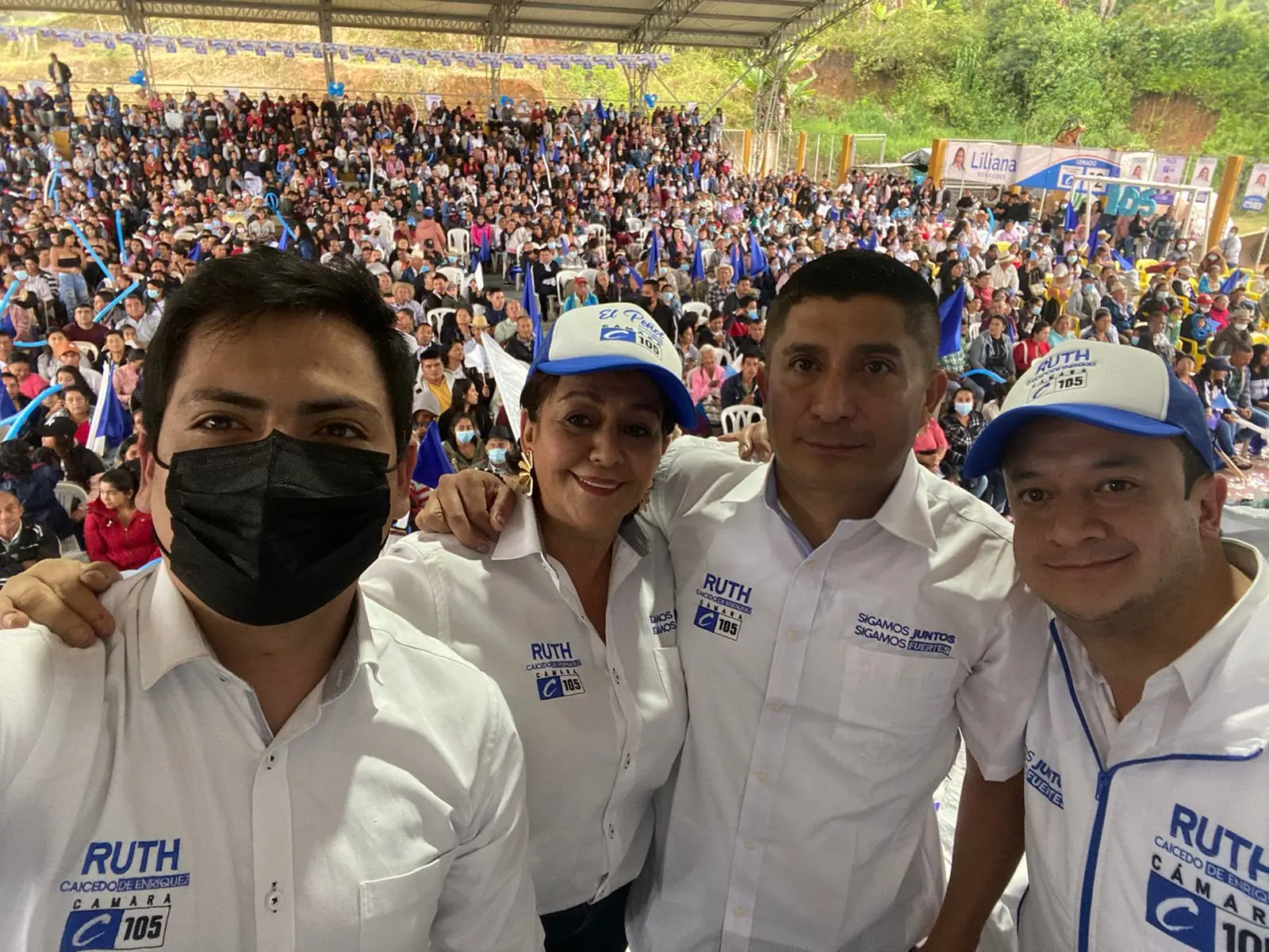 “Nuestro mensaje está en el corazón de los nariñenses” Ruth Caicedo.