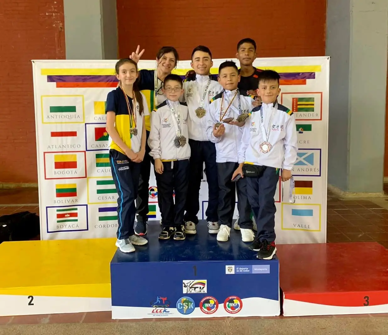 Destacada participación de nariñenses en Pre-Juegos Nacionales de Karate Do