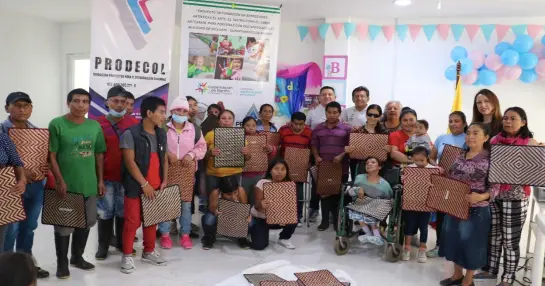 Gobernación de Nariño apoyó proyecto en Artes y Artesanías de personas con capacidades especiales en Ricaurte
