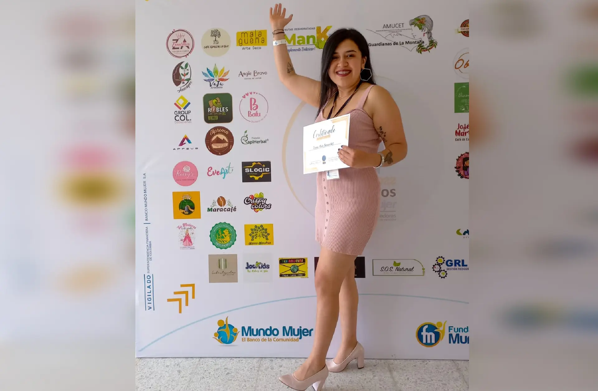Emprendedora nariñense, Diana Melo, es la Personaje 10