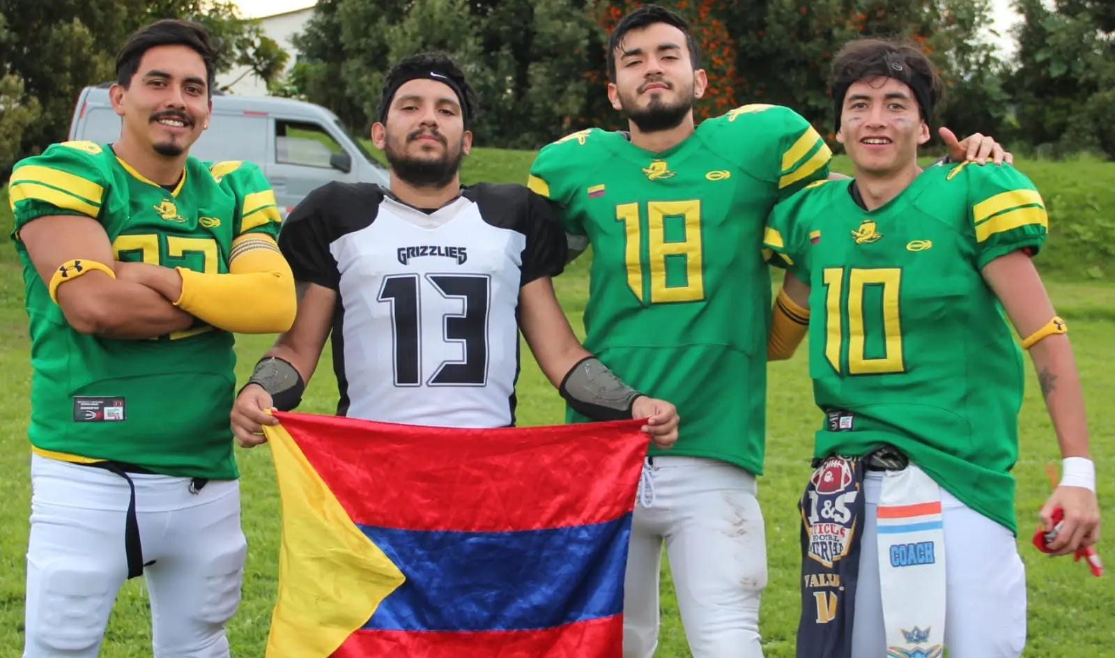 Cuatro pastusos se destacaron en torneo de fútbol americano realizado en Cundinamarca