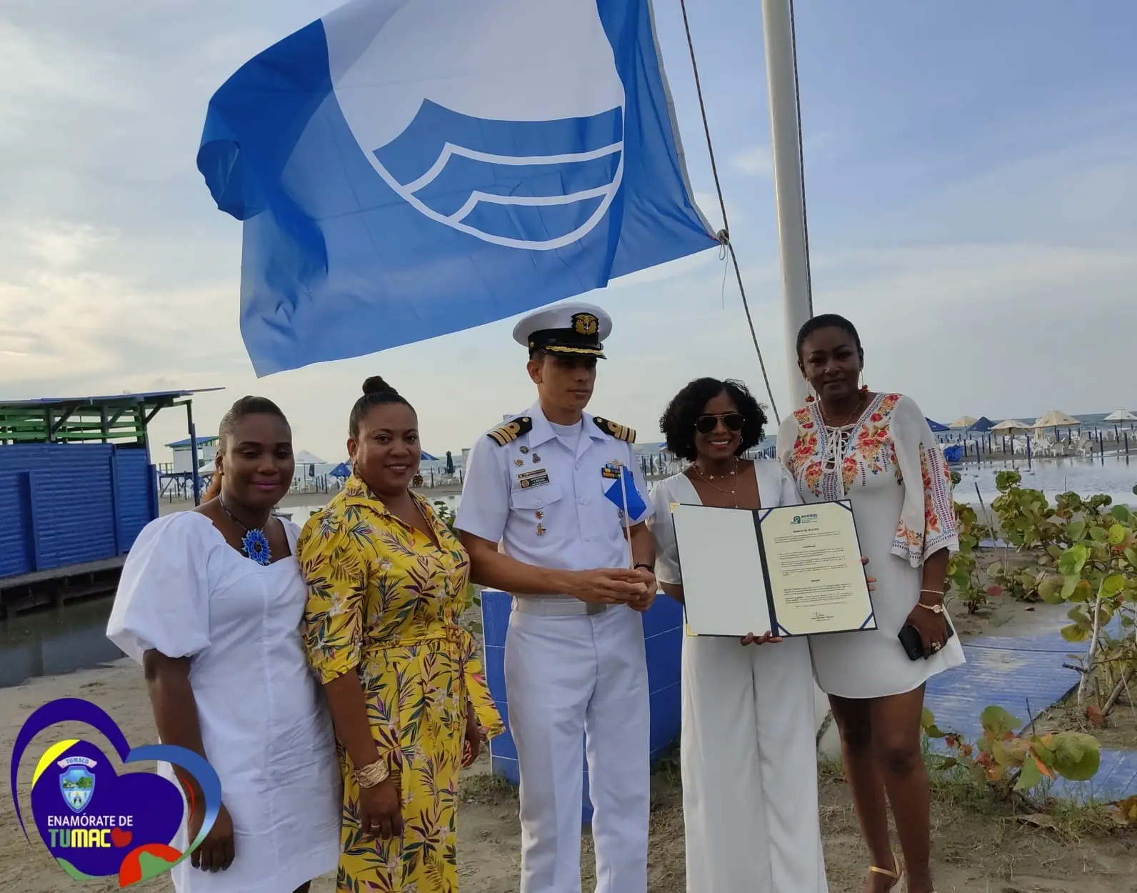 Playa de Tumaco recibió reconocimiento ‘Bandera Azul’ y se distingue como una de las mejores en el mundo