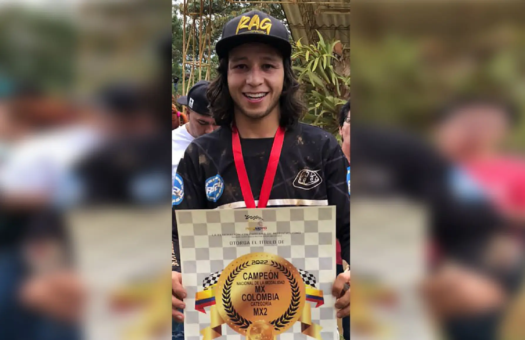Nariñense se coronó campeón en valida nacional de motocross