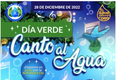 Colombia necesita día verde para cantarle al agua
