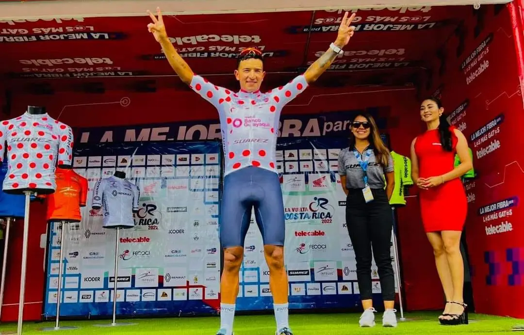 Chalapud llegó segundo en sexta etapa de la Vuelta a Costa Rica y es líder de montaña