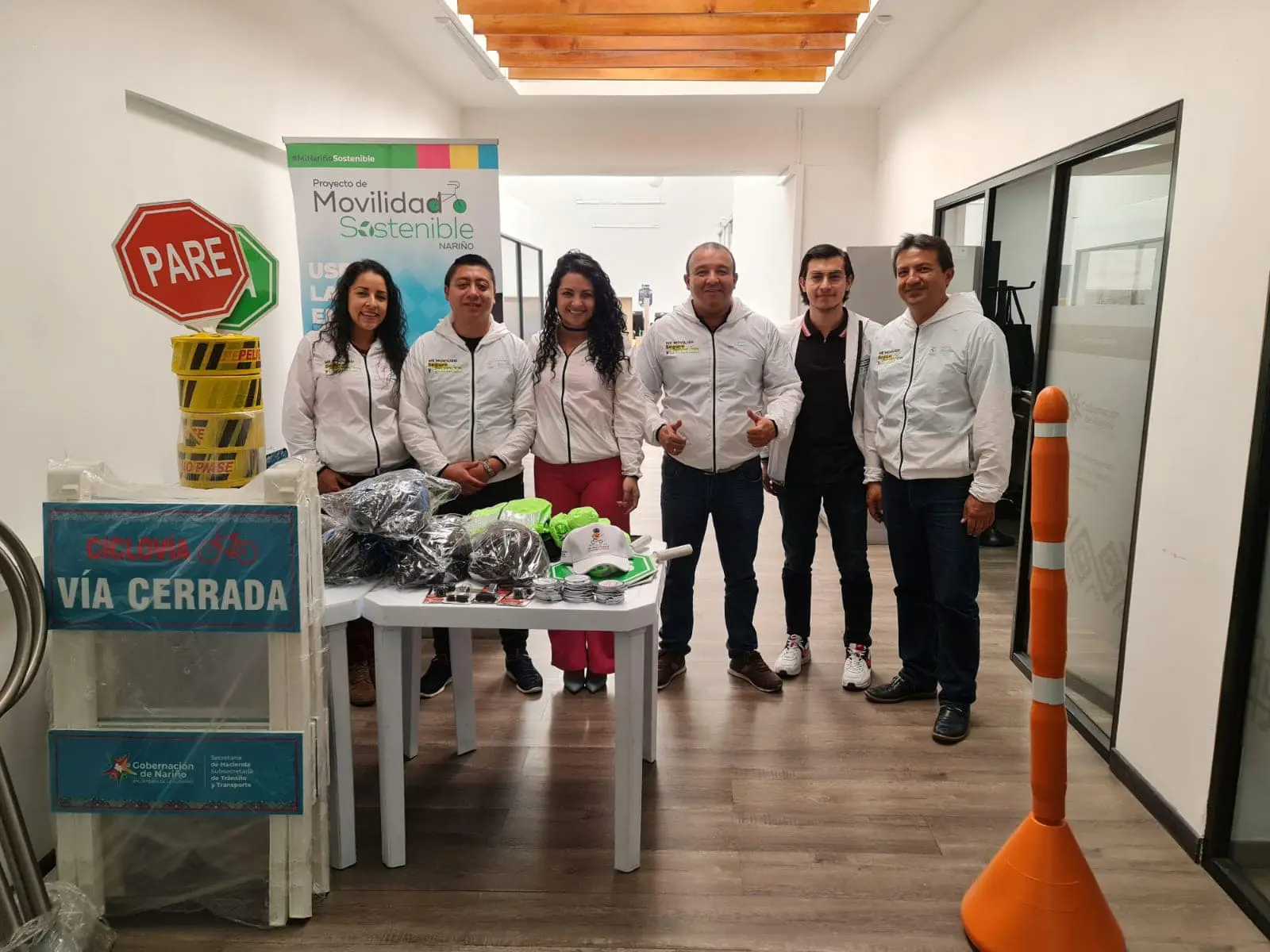 10 municipios de Nariño recibieron señalización para ciclovías recreativas