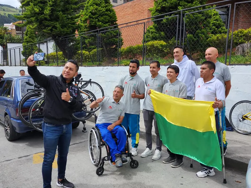 Delegación nariñense de Paracycling rumbo a los Juegos Paranacionales 2023