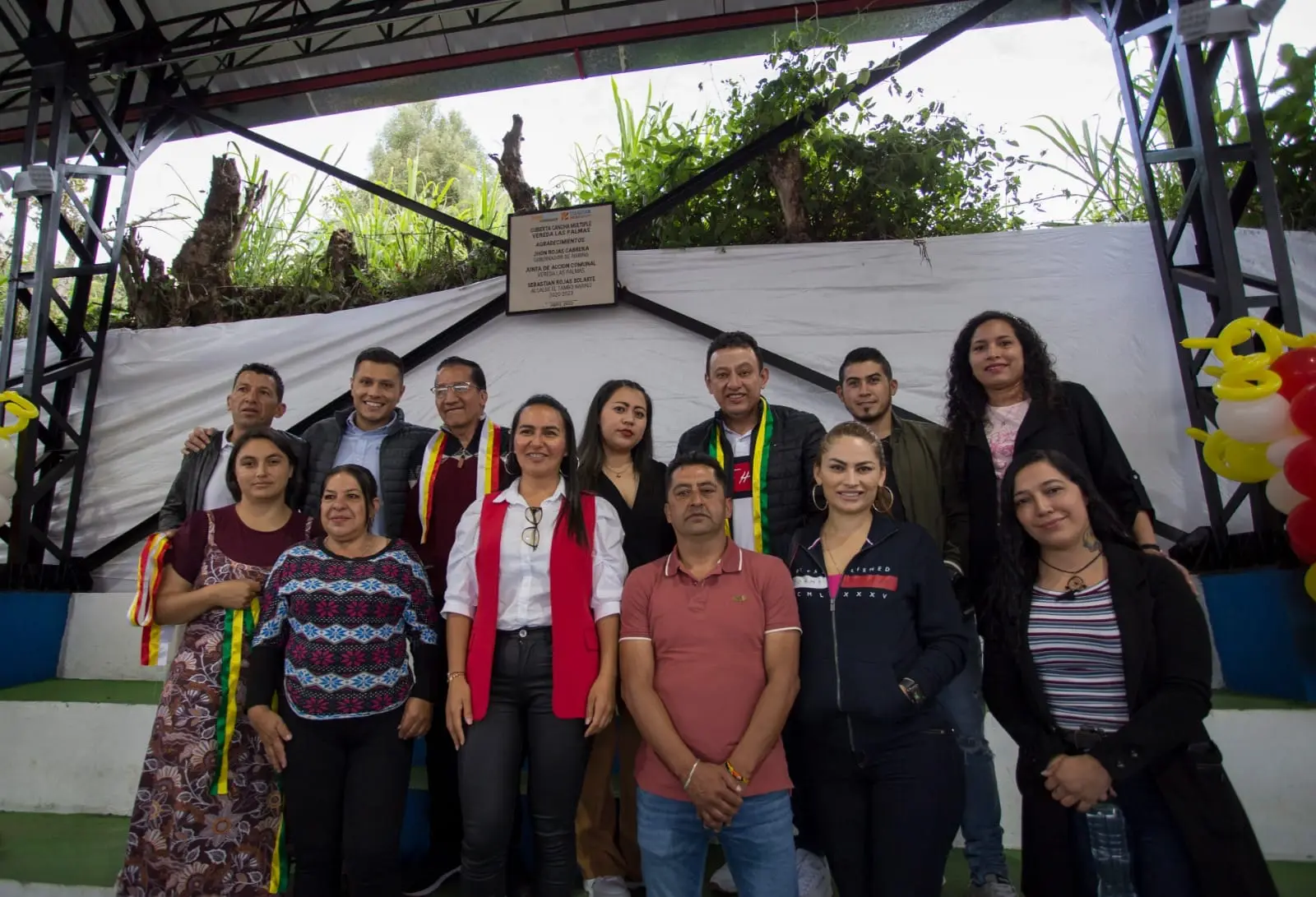 Comunidad de Las Palmas en El Tambo cuenta con polideportivo cubierto