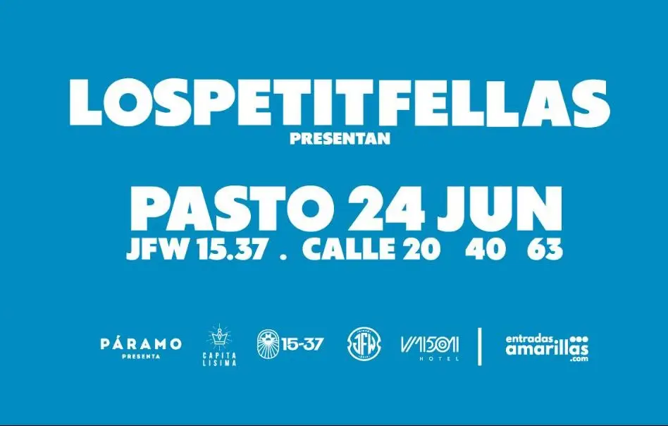 Lospetit Fellas con su “Saoco Tour 2023” llegan a la capital nariñense este 24 de junio