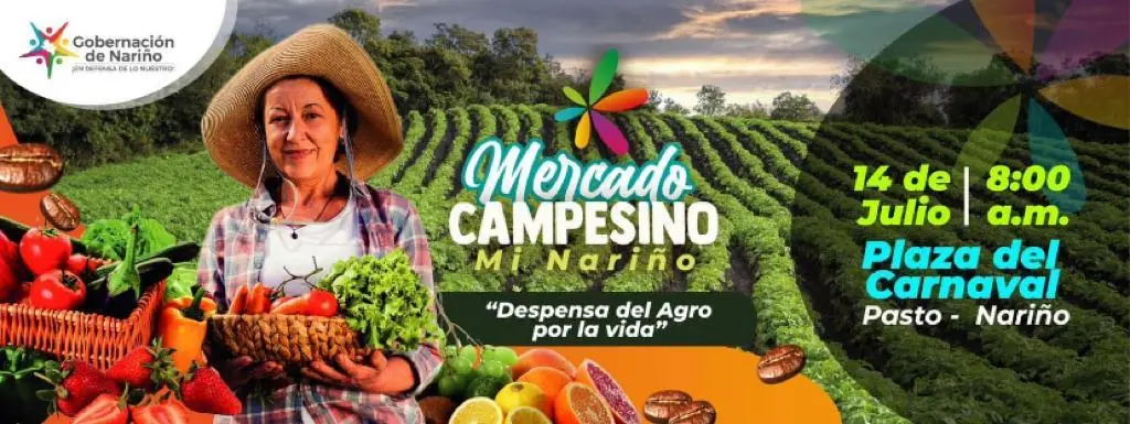Muy pronto llega el Mercado Campesino ‘Mi Nariño, Despensa del Agro por la Vida’