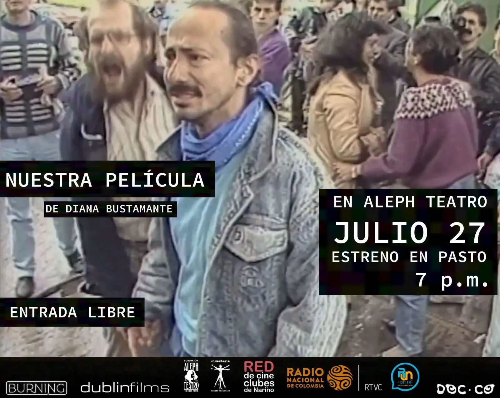 Documental NUESTRA PELÍCULA de Diana Bustamante se estrena en Pasto