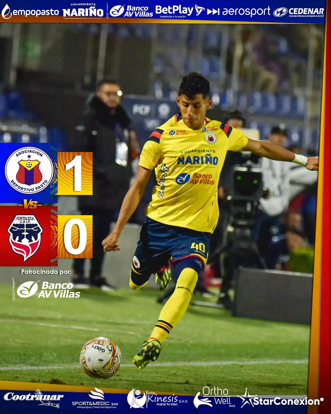 Deportivo Pasto vence a Fortaleza en la Liga BetPlay: ¿Inicia buena racha?