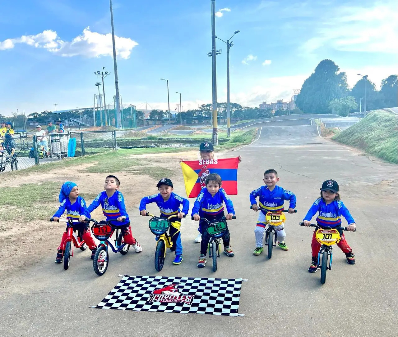 Niños de Nariño destacan en el Campeonato Panamericano BMX PKS y Copa Latinoamericana Walk Bike