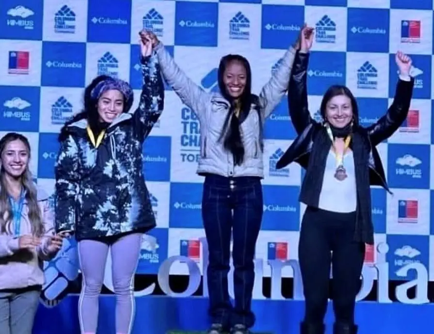 Tuquerreña Lidia Chalacan triunfa en maratón de montaña en Chile