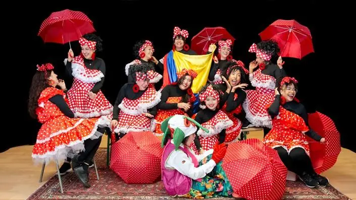 Las Puloy y Marimondas de Guayacan e.V en Alemania.