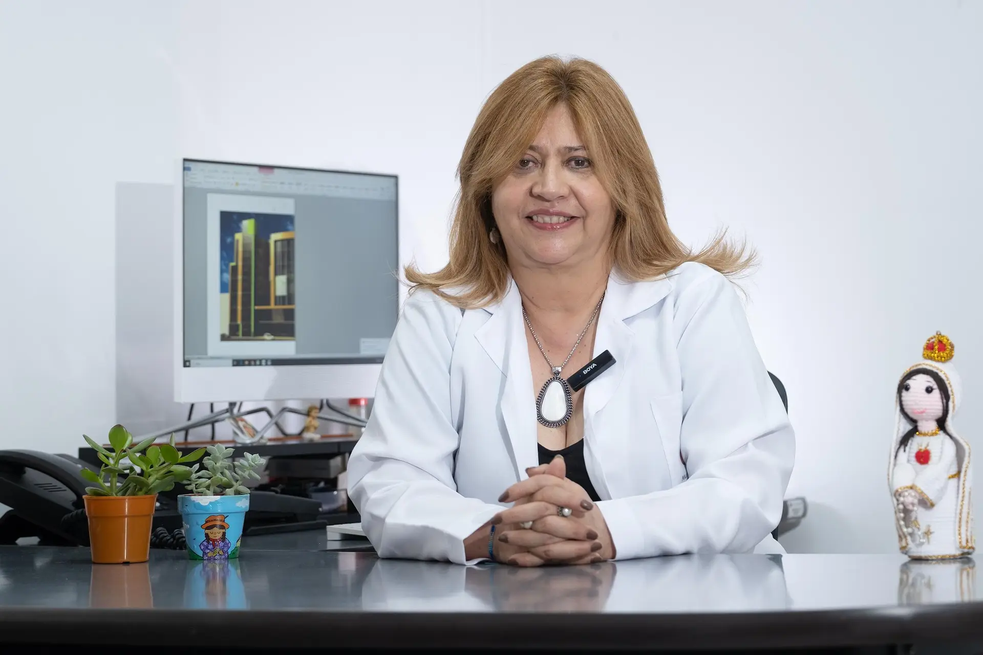 María José Erazo, administradora de empresas y gerente de la Clínica Fátima, es El Personaje 10.